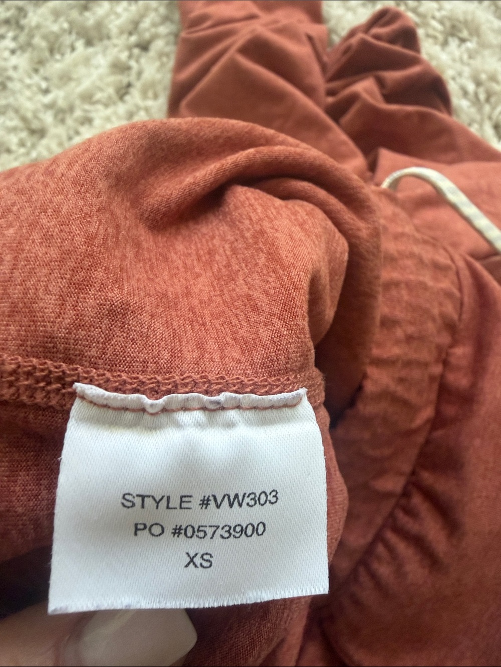 Vuori Rust Red Jogger Pants - Picture 7 of 9